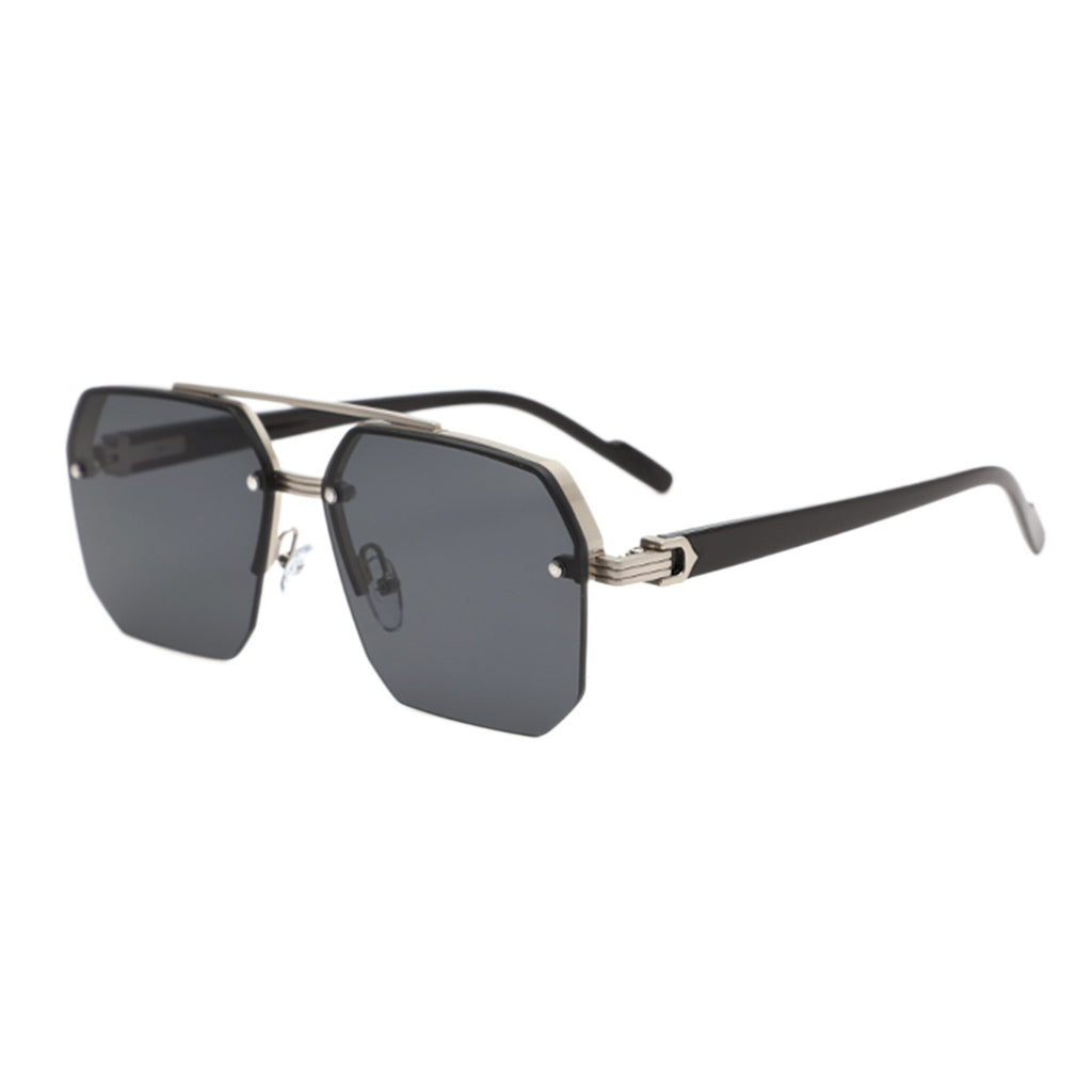 Halbrand-Sonnenbrille für Herren