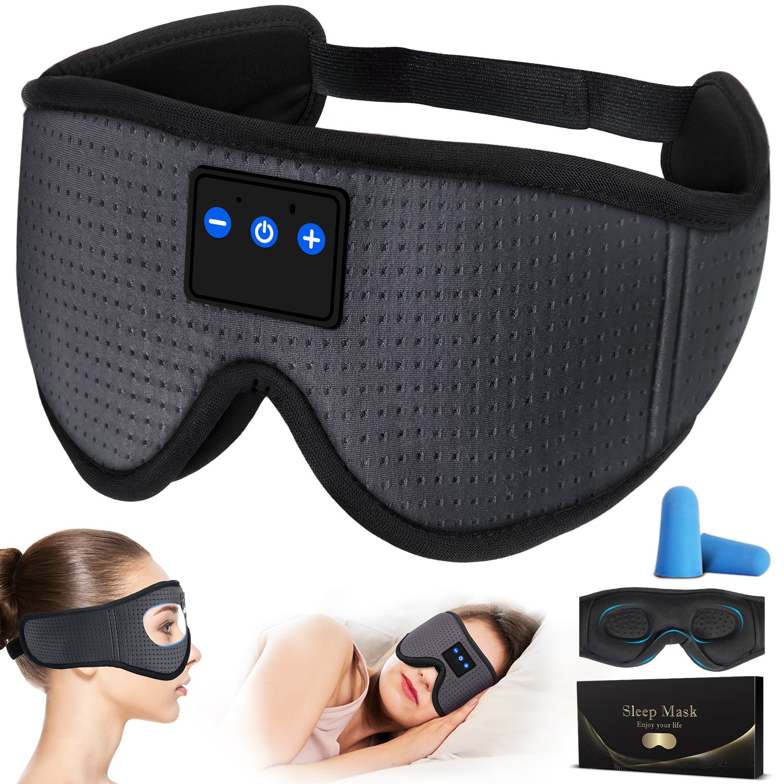 Bluetooth Music Sleep Eye Mask with Call Function