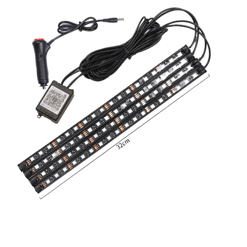 USB Car Interior Ambient Lighting with Music Sync