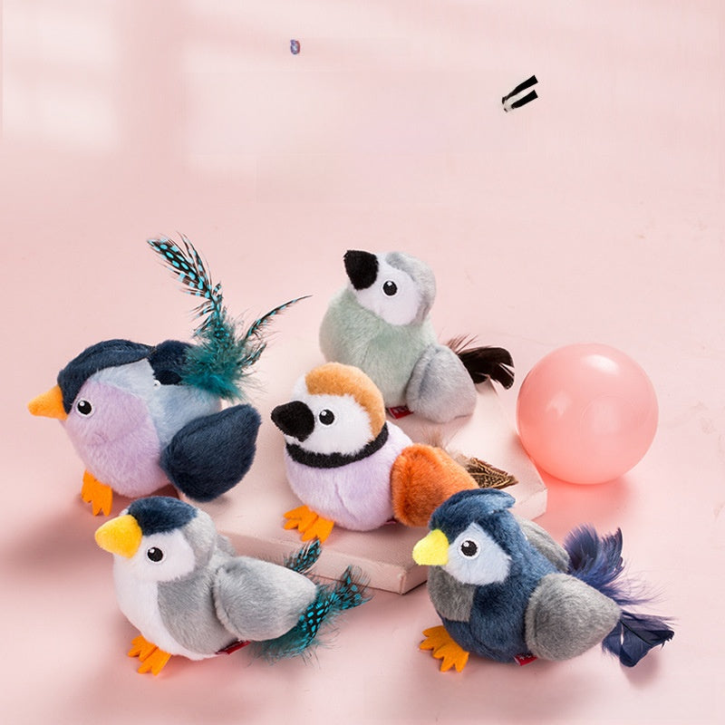 Plush Sound Cat Toy for Play and Entertainment