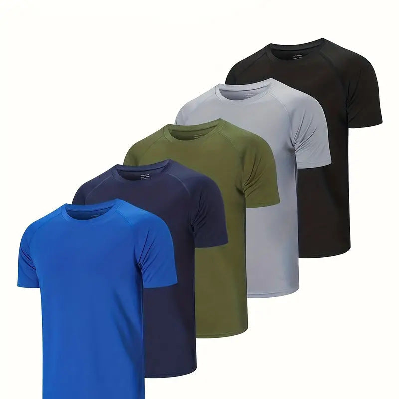 Weit geschnittenes Rundhals-T-Shirt mit kurzen Ärmeln