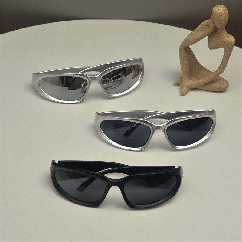 Futuristische Tech-Punk-Sonnenbrille