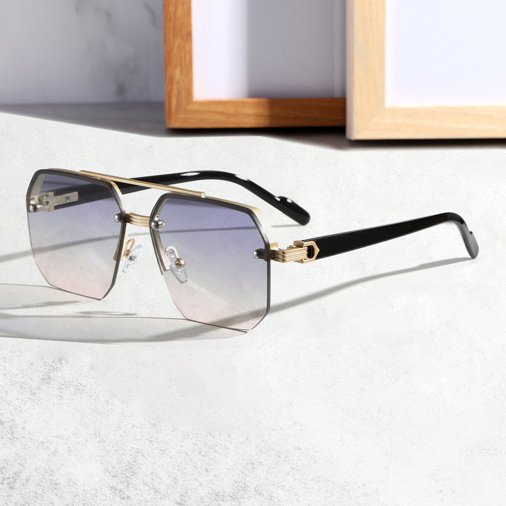 Halbrand-Sonnenbrille für Herren