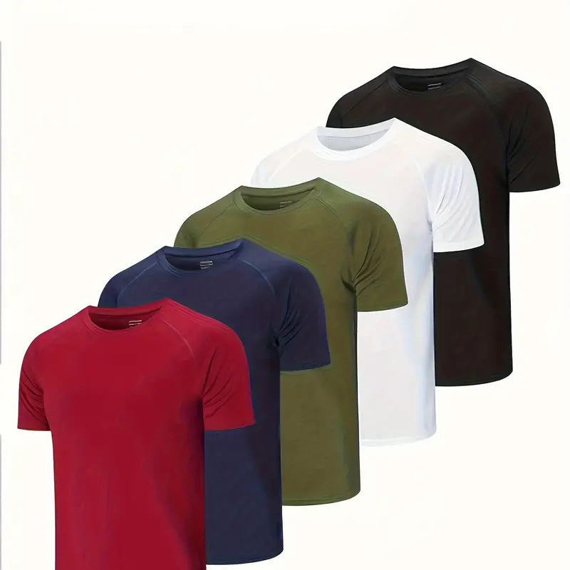 Weit geschnittenes Rundhals-T-Shirt mit kurzen Ärmeln