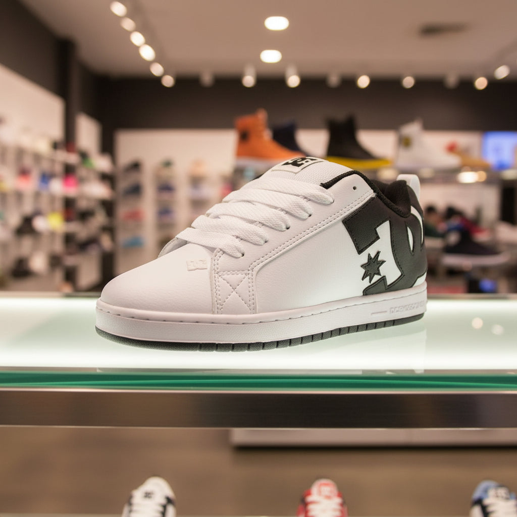 DC Herren Court Graffik Freizeit Low Top Skateschuh Sneaker