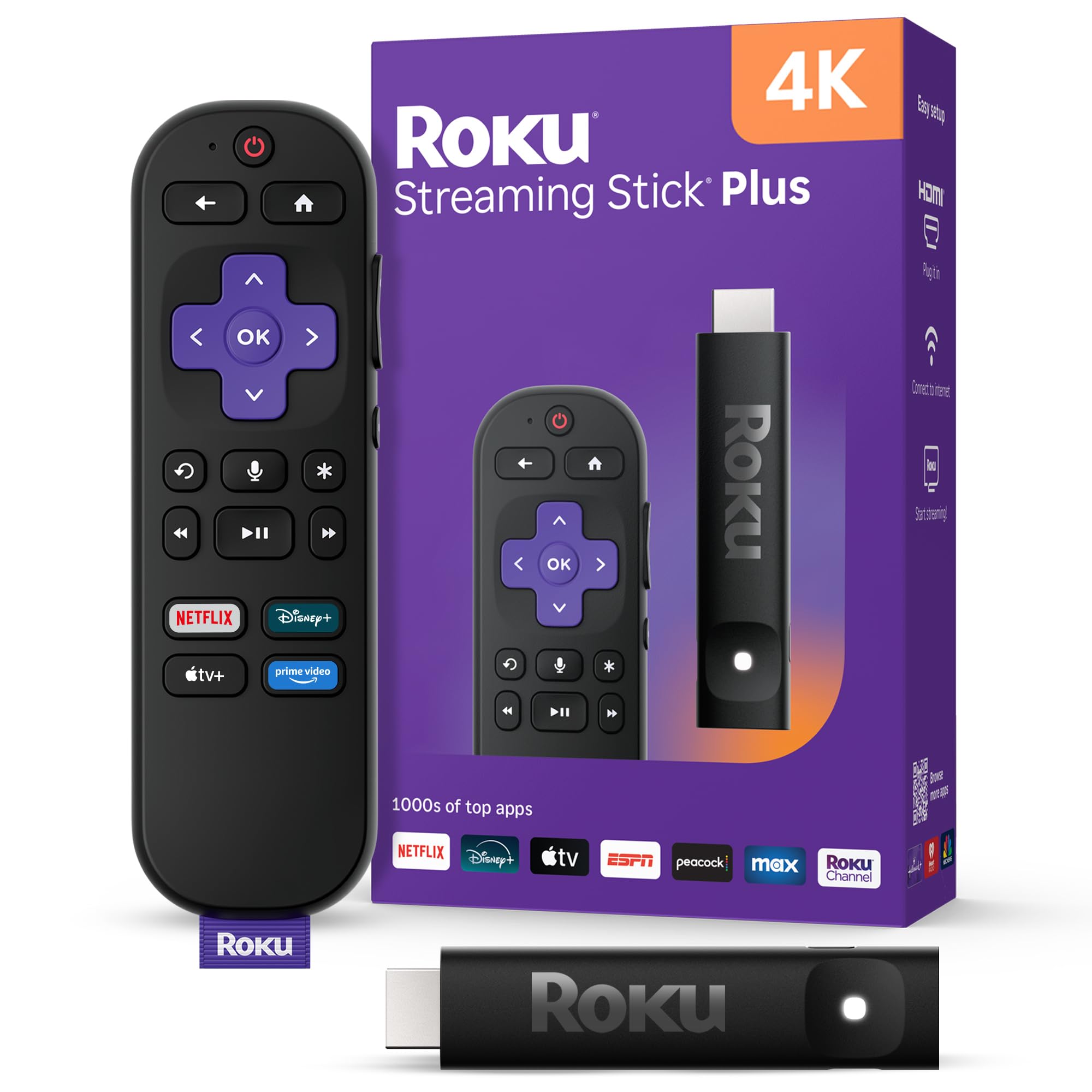 Roku Streaming Stick HD — HD Streaming Device for TV with Roku Voice Remote, Free & Live TV ItsPry