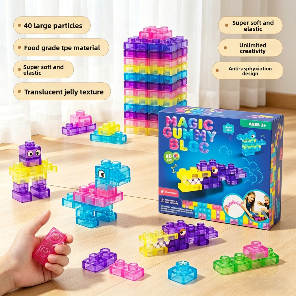 Sensorische weiche Bausteine Lernspielzeug