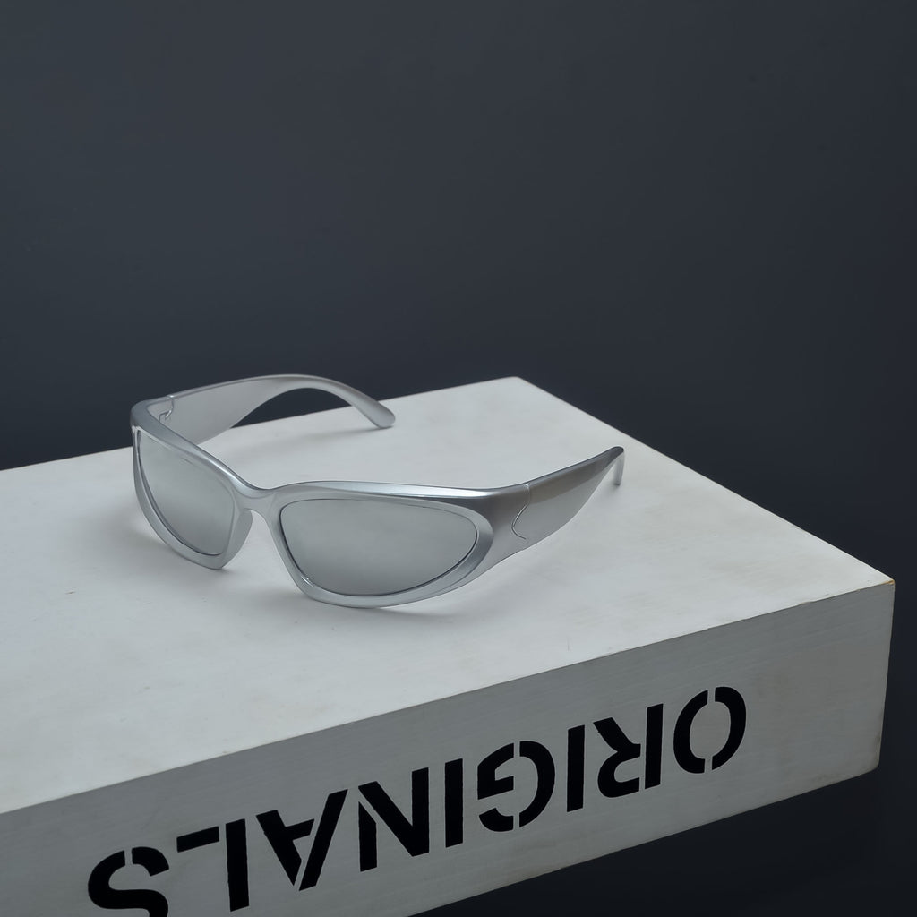 Futuristische Tech-Punk-Sonnenbrille