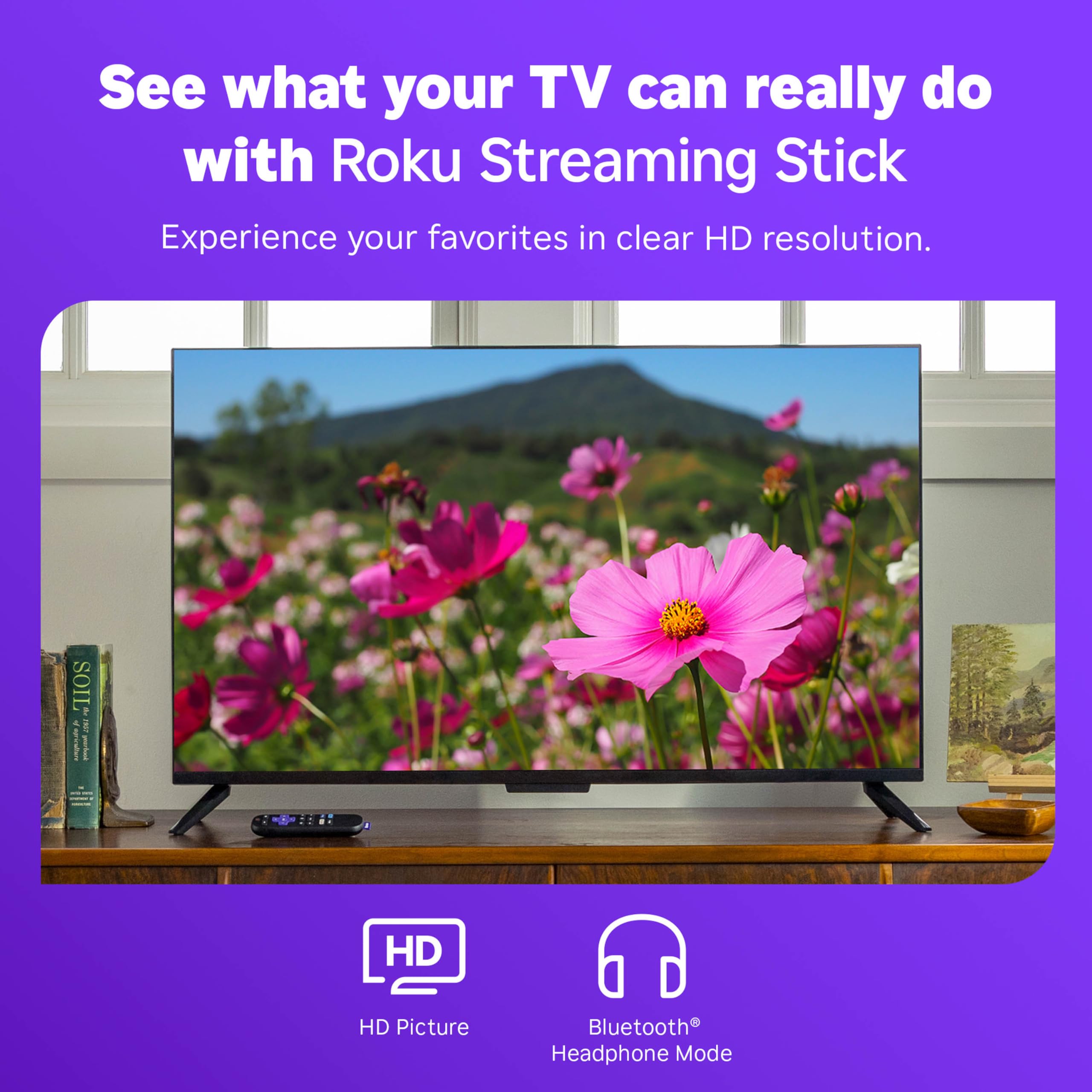 Roku Streaming Stick HD — HD Streaming Device for TV with Roku Voice Remote, Free & Live TV ItsPry