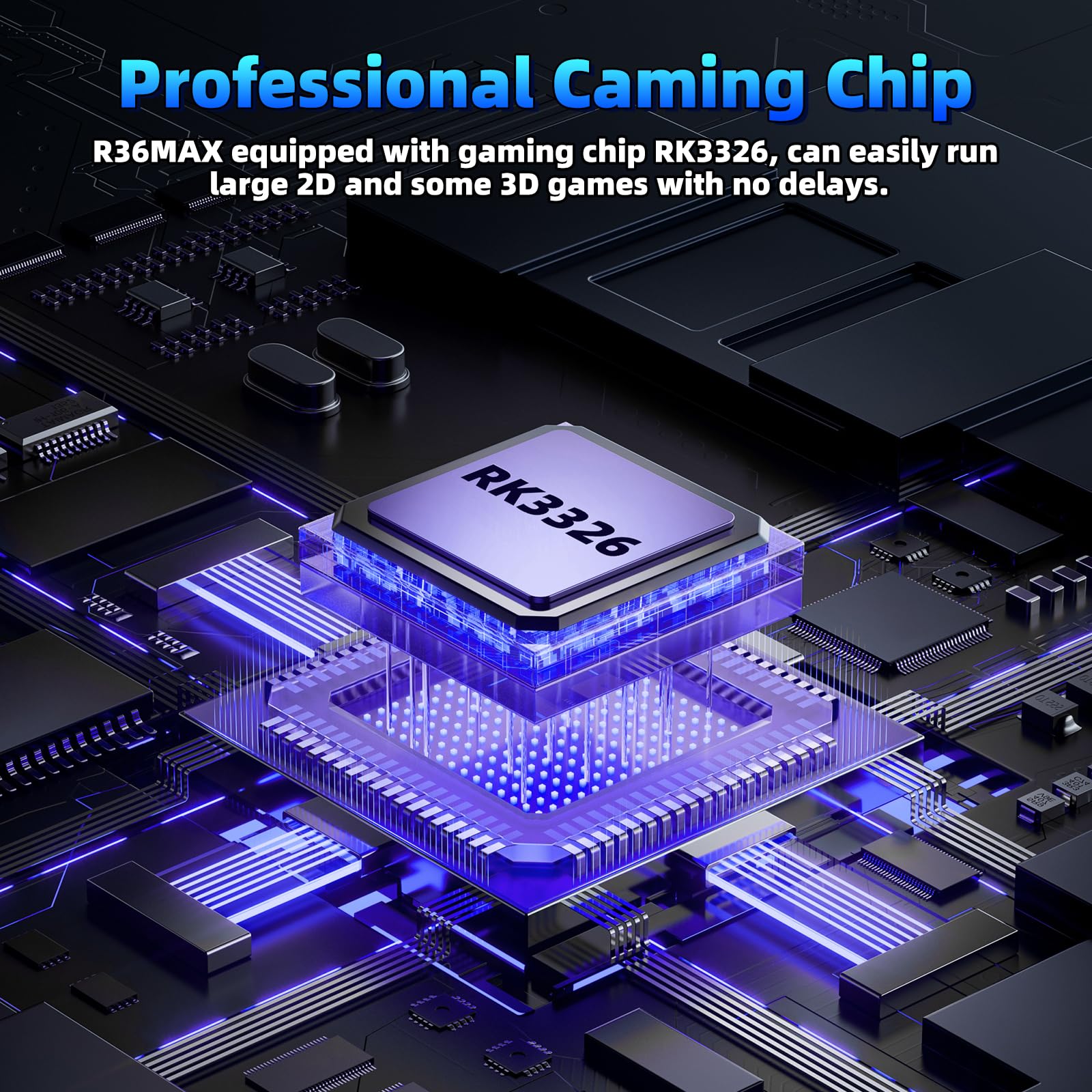 R36MAX Retro Gaming Console, Retro Handheld Games Console with 64GB TF Card, Portable Hand Held Open Source Linux System, 4.0 inch IPS HD Screen Video Game Consoles, 4000mAh Battery