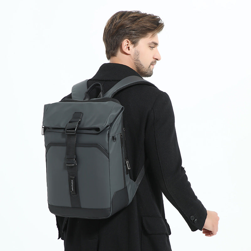 Erweiterbarer wasserdichter Laptop-Rucksack