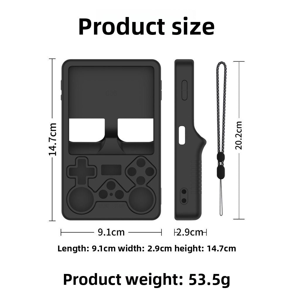 Silicone protective case for game consoles