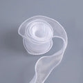 Fairy Ruffle 4CM breiter flacher Schnürsenkel für Turnschuhe 140cm lang Organza-Band Schuhbänder Turnschuhe Sportschuhe Schnürsenkel
