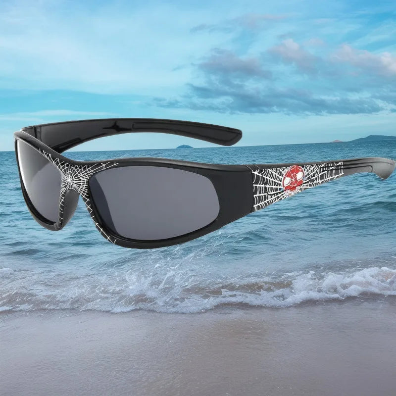 New In Stock Marvel Spider-Man Series Cartoon Accessories Cool Sunglasses With Multi-Color Uv Protection For Boys Gift Wholesale