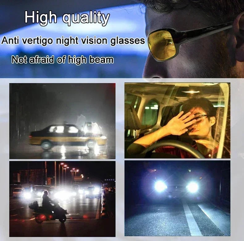 Tag- und Nachtfahrbrille – HD-Blendschutz mit verbesserter Nachtsicht (UV400 Schutz)