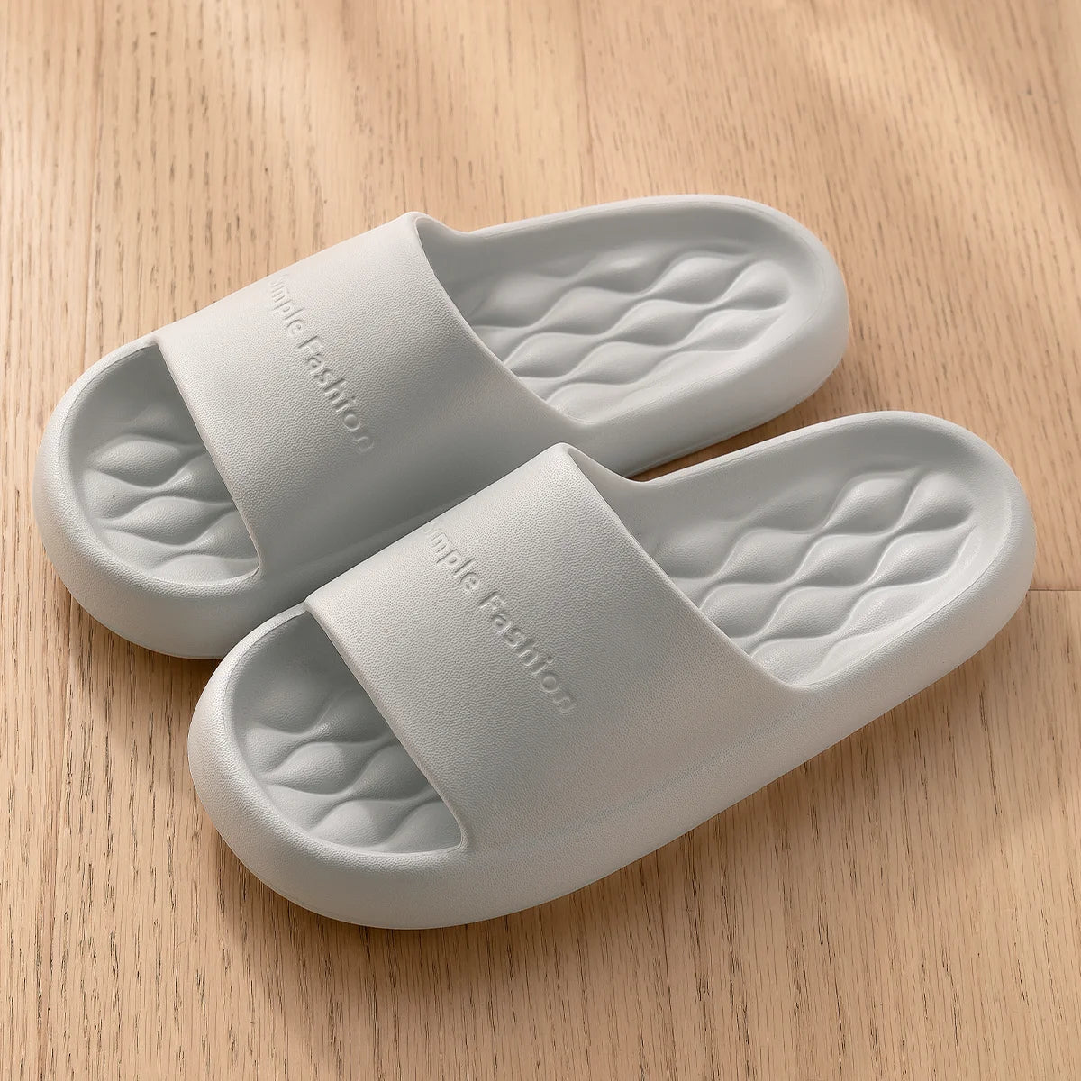 Summer Slippers Soft Non-slip Sole Cloud Sandals for Home Beach Indoor Outdoor