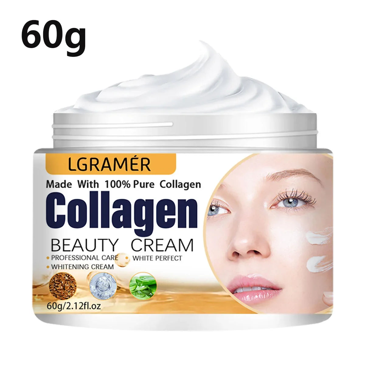 Anti-Falten-Creme Augencreme Gesichtsfeuchtigkeitscreme Anti-Aging Gesichtsstraffende Nährende Reparatur Kollagen-Booster-Creme Koreanische Essenz