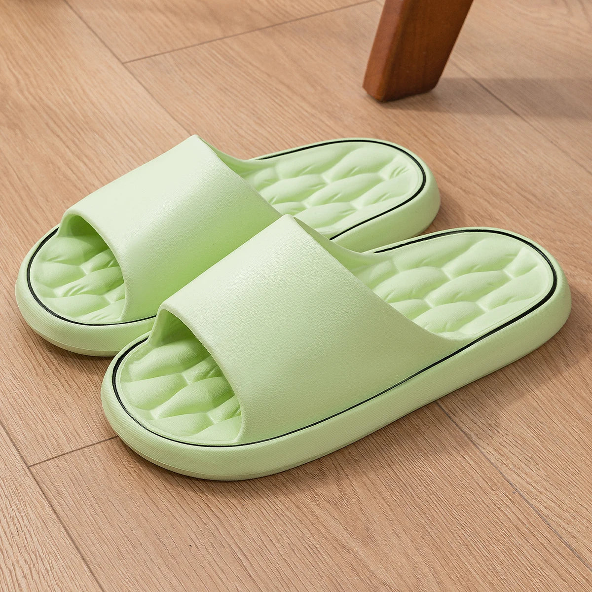 Summer Slippers Soft Non-slip Sole Cloud Sandals for Home Beach Indoor Outdoor