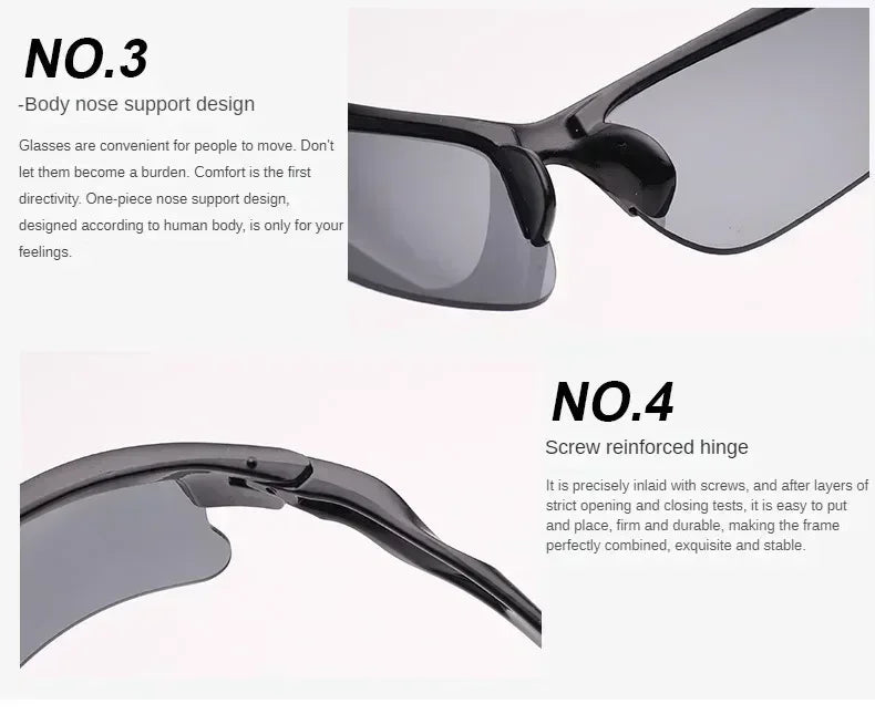 Tag- und Nachtfahrbrille – HD-Blendschutz mit verbesserter Nachtsicht (UV400 Schutz)
