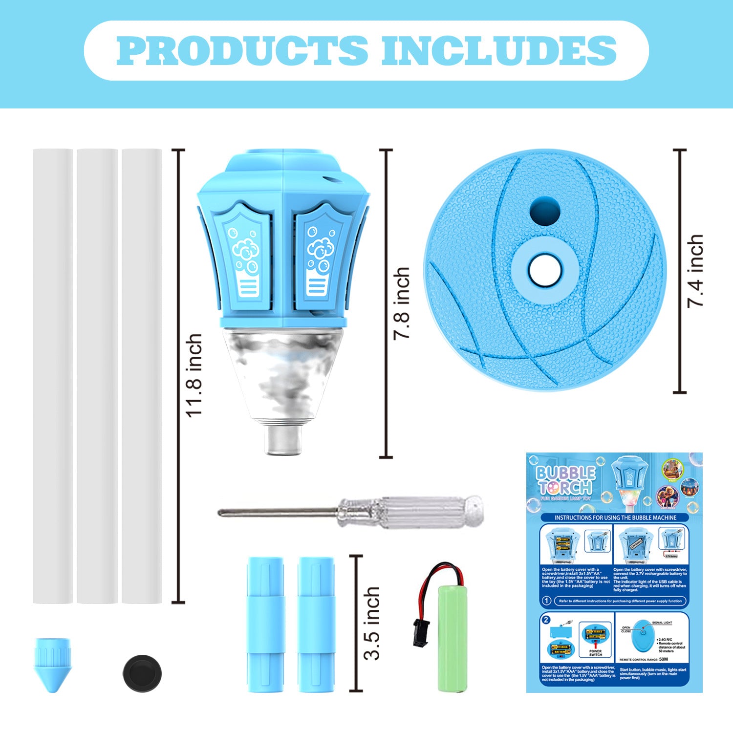 Automatische leichte Musik-Blasenmaschine für Gartenpartys im Freien