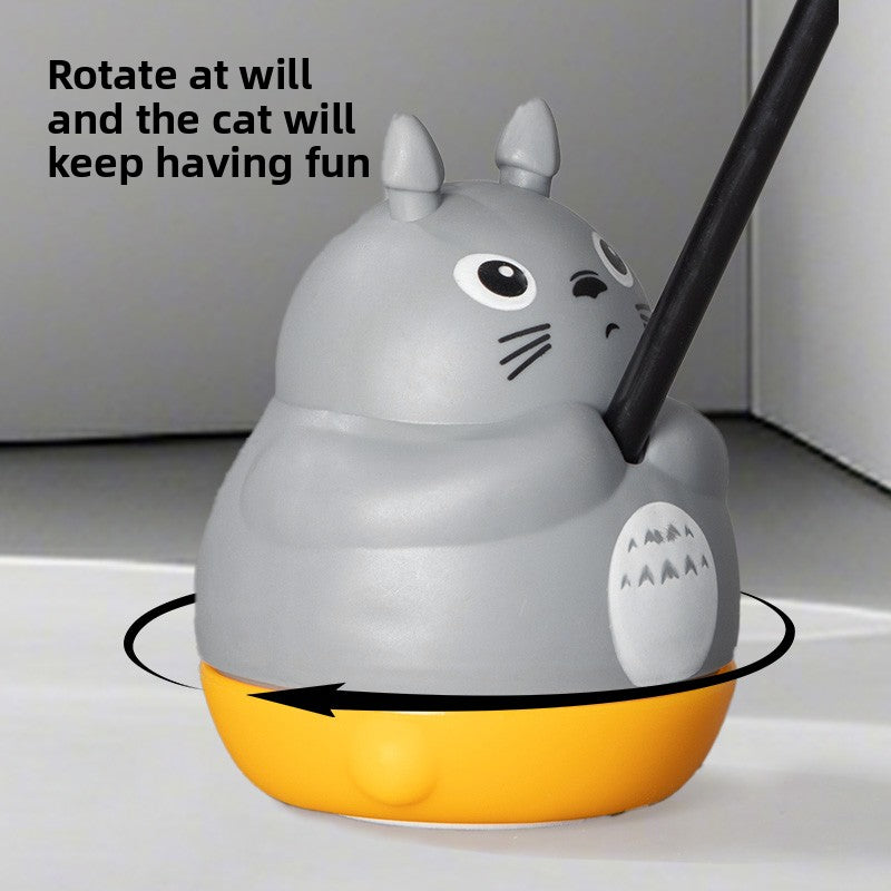 Long Stick Cat Toy for Self-Entertainment,