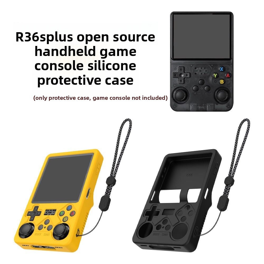 Silicone protective case for game consoles