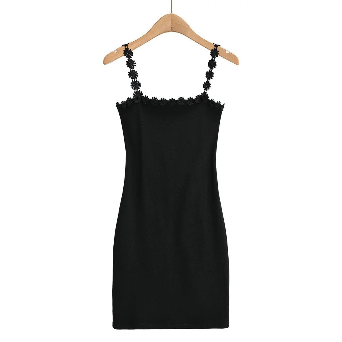 Lace Suspender Bodycon Dress