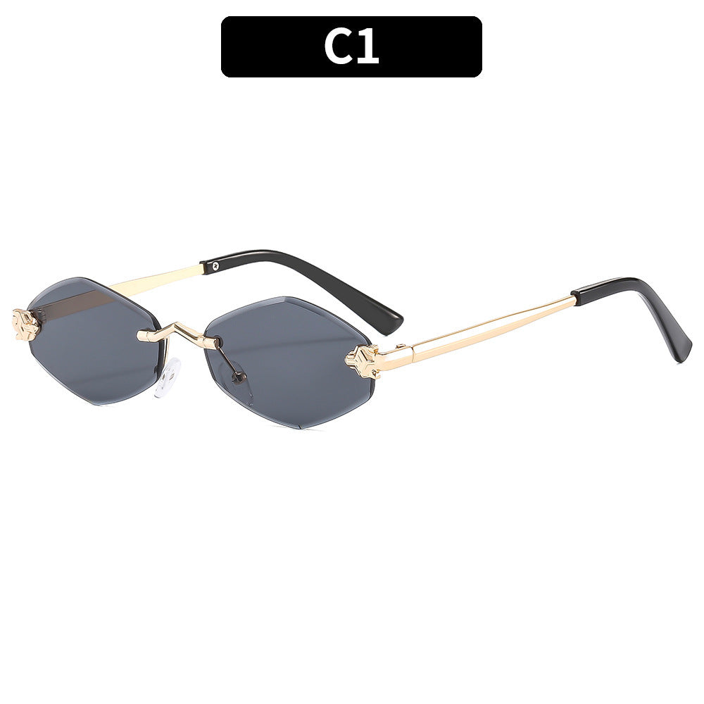Rautenförmige Sonnenbrille