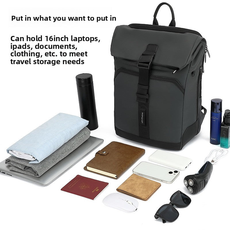 Erweiterbarer wasserdichter Laptop-Rucksack