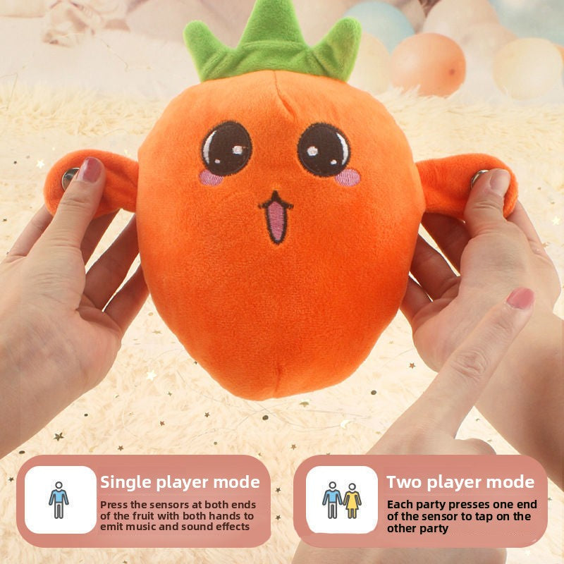 Interactive Fruit Plush Toy with Music